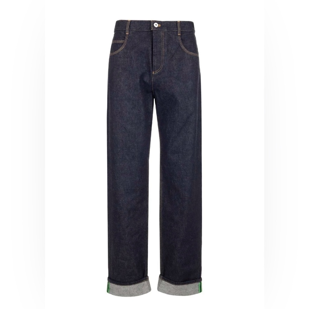 Bottega Veneta turn-up Hem denim trousers